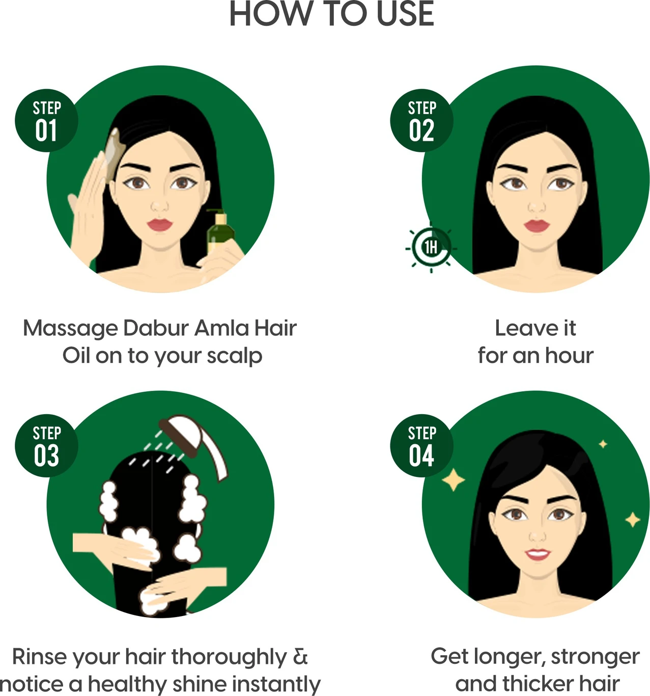 Dabur Amla for Long, Healthy & Strong Hair Oil